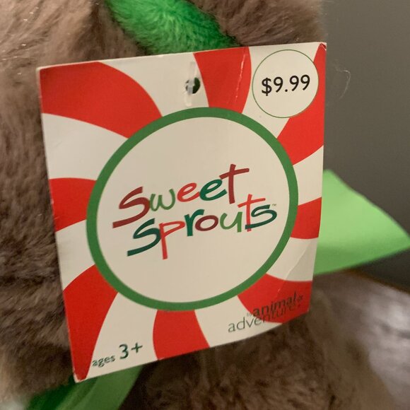 Sweet Sprouts Animal Adventure Snowflake Winter Brown Bear Plush New With Tags - Picture 2 of 6